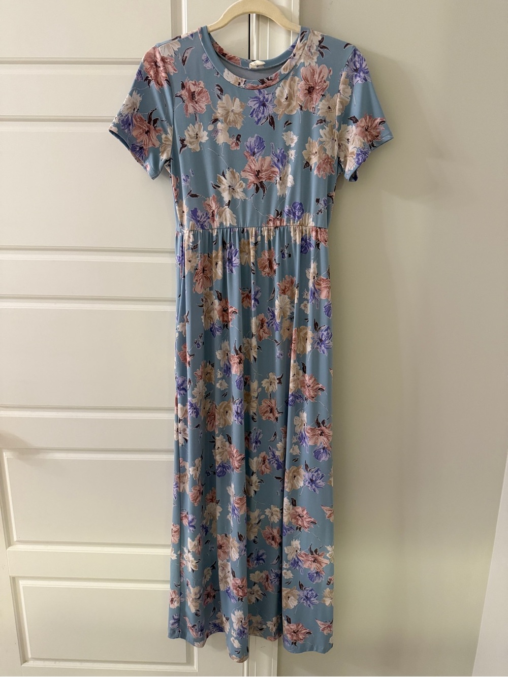 Pinkblush Blue Floral Maxi Dress